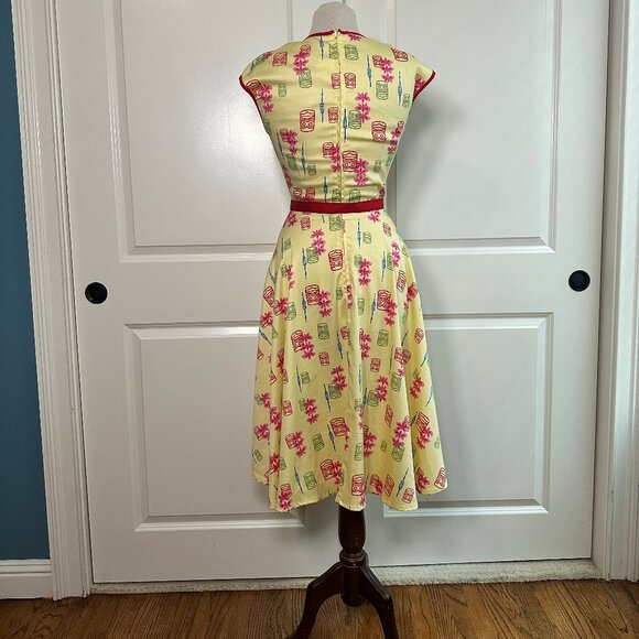 Pinup Couture Dress Yellow - Picture 6 of 6